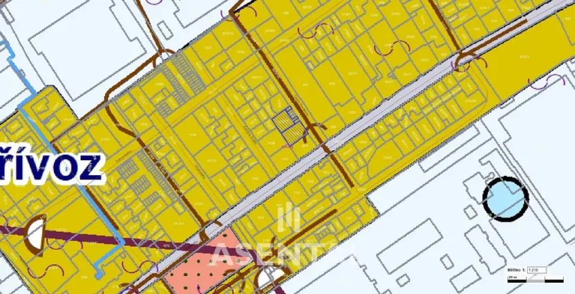 Prodej komerčního pozemku, Ostrava - Přívoz, Terezy Novákové, 787 m2
