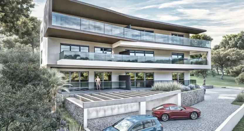 Prodej bytu 3+kk, Rogoznica, Chorvatsko, 71 m2