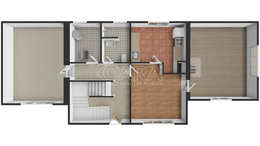 Prodej rodinného domu, Pečky - Velké Chvalovice, Dlouhá, 170 m2