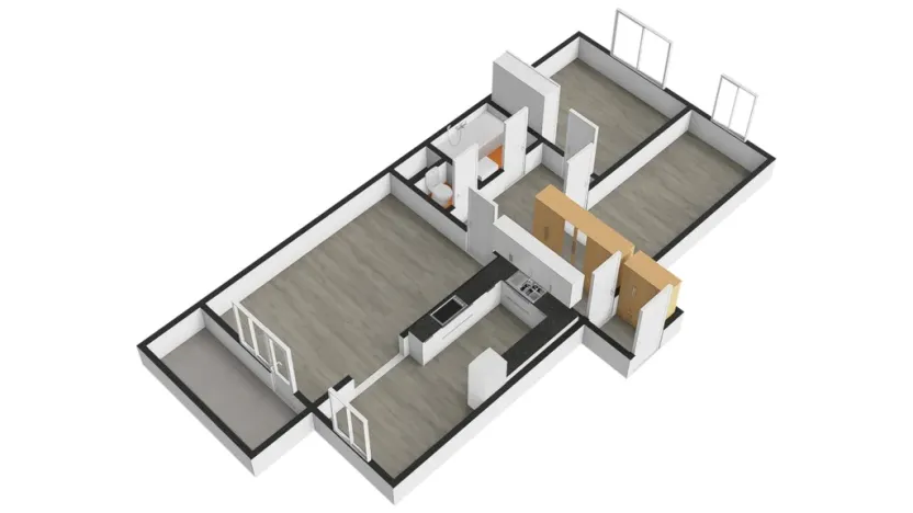Pronájem bytu 3+1, Praha - Háje, Brechtova, 72 m2