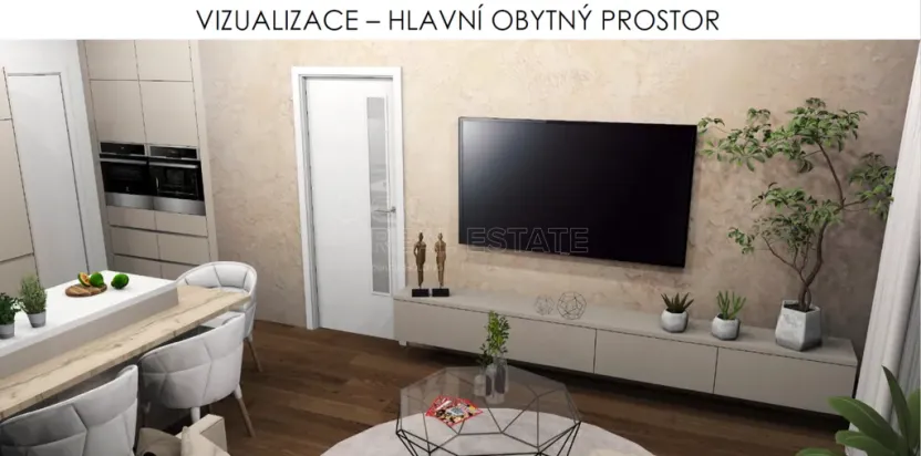 Pronájem bytu 2+kk, Brno, Komárovská, 52 m2