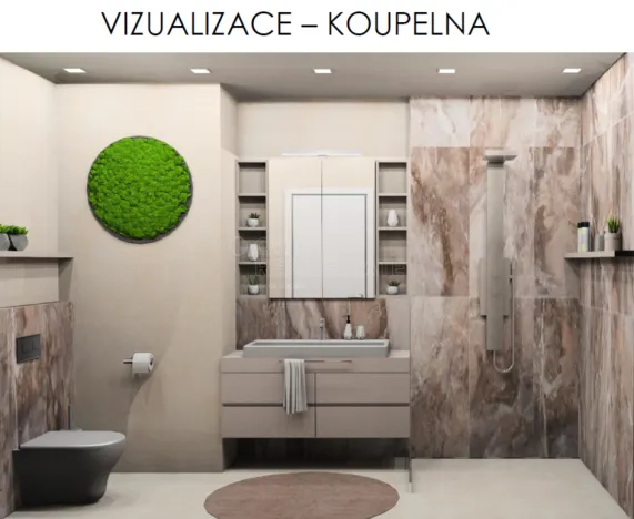 Pronájem bytu 2+kk, Brno, Komárovská, 52 m2
