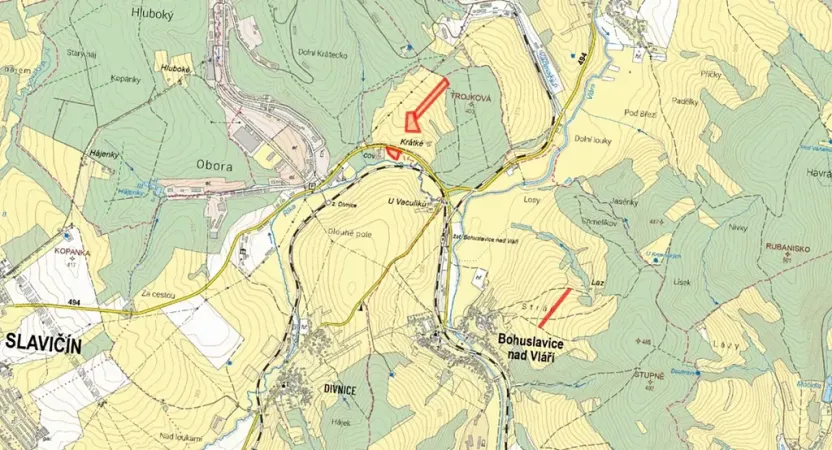 Prodej louky, Bohuslavice nad Vláří, 28829 m2