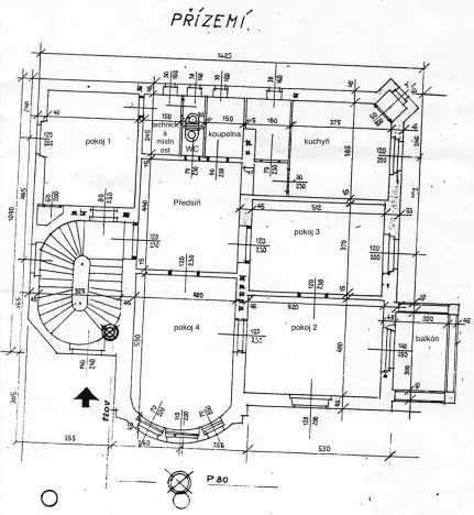 Pronájem bytu 4+1, Praha - Smíchov, Na Doubkové, 120 m2
