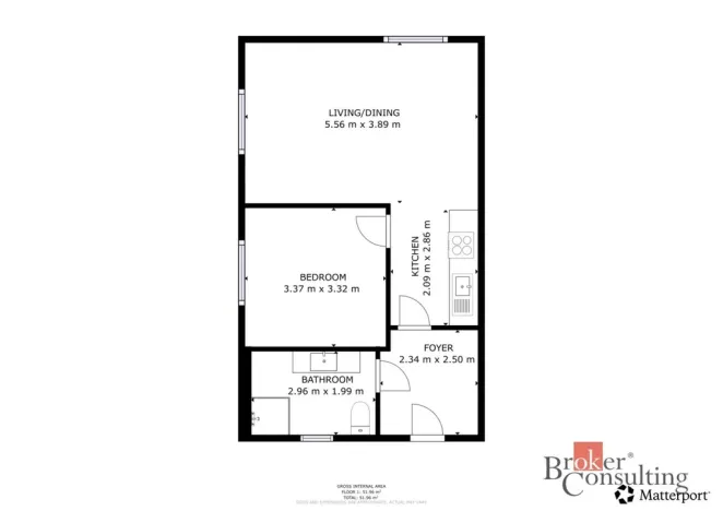 Pronájem bytu 2+kk, Vochov, 49 m2