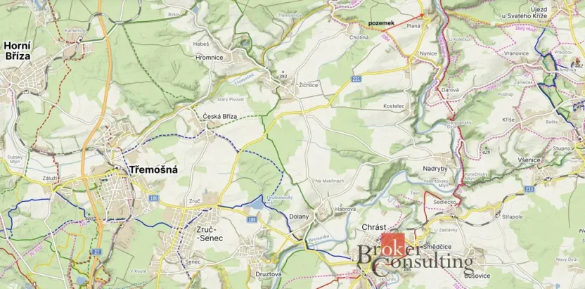 Prodej pozemku pro bydlení, Hromnice - Planá, 2039 m2