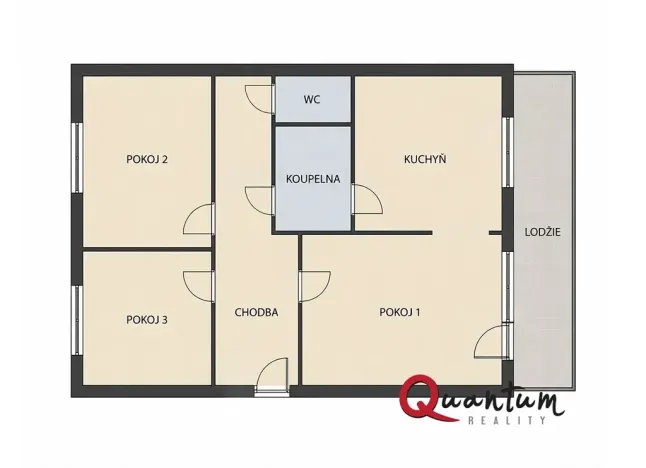 Pronájem bytu 3+1, Praha - Prosek, Veltruská, 60 m2