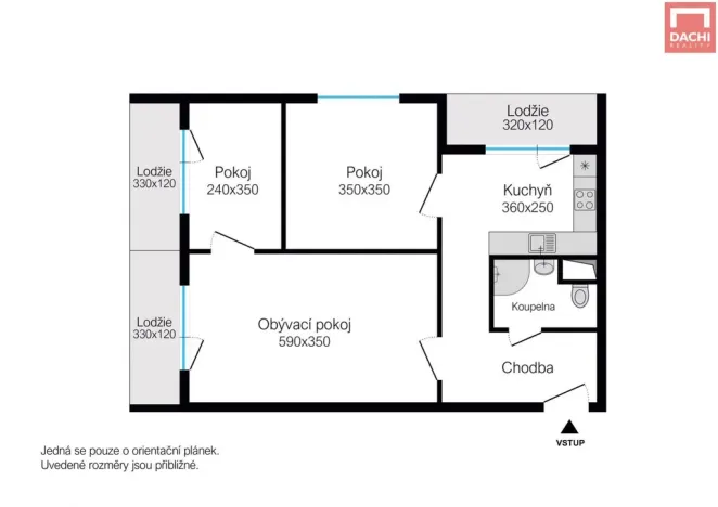 Pronájem bytu 3+1, Olomouc, Janského, 63 m2