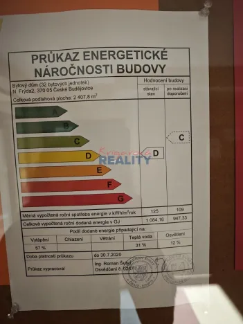 Pronájem bytu 1+1, České Budějovice - České Budějovice 2, N. Frýda, 42 m2
