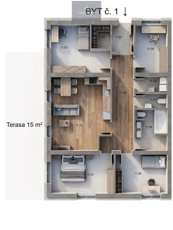 Prodej bytu 5+kk, Ostrava, Dubová, 107 m2
