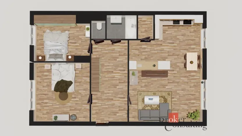 Prodej bytu 3+kk, Opava - Město, U Fortny, 76 m2