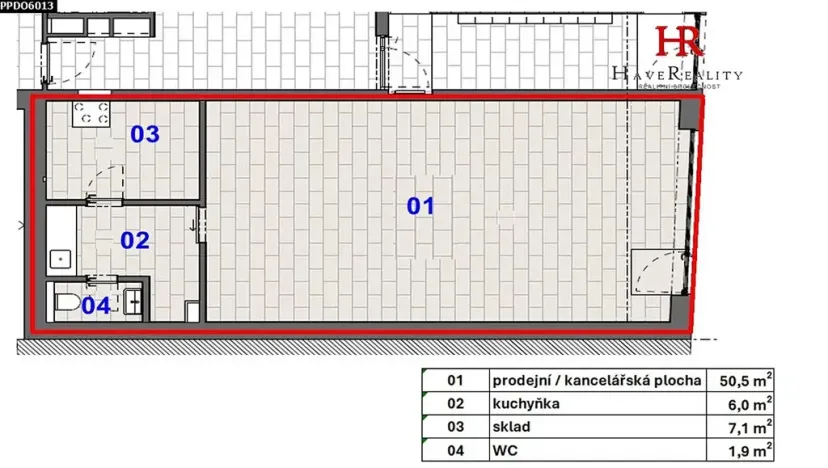 Pronájem obchodního prostoru, Benešov, Scheinerova, 65 m2