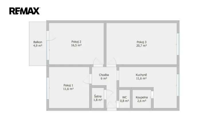 Pronájem bytu 3+1, Třebíč - Horka-Domky, Čeloudova, 72 m2