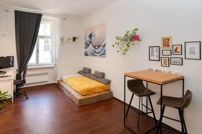 Pronájem bytu 2+kk, Praha - Žižkov, Ježkova, 43 m2