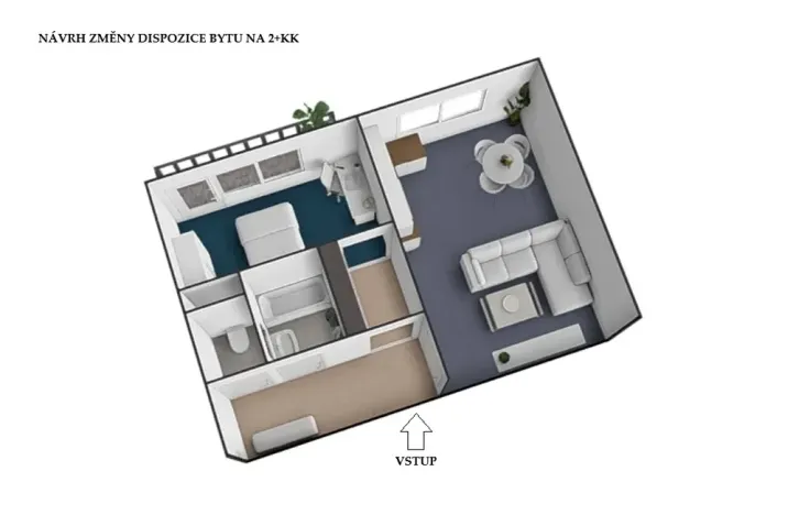 Prodej bytu 1+1, Brno, Nejedlého, 38 m2