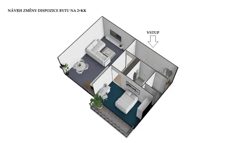 Prodej bytu 1+1, Brno, Nejedlého, 38 m2