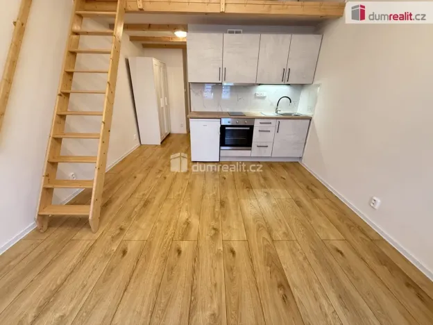Pronájem bytu 1+kk, Praha - Smíchov, Na Valentince, 42 m2