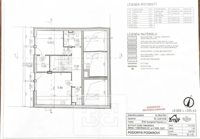 Prodej bytu 2+kk, Brno, Táborská, 66 m2