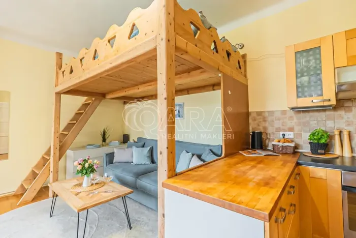Prodej bytu 1+kk, Praha - Bubeneč, Kyjevská, 39 m2