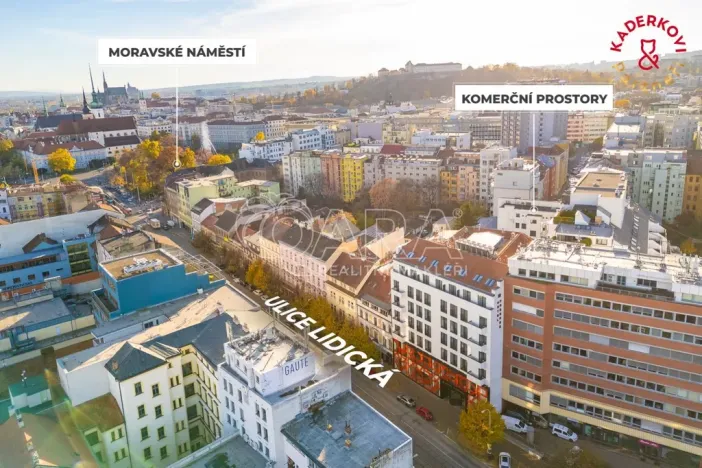 Prodej obchodního prostoru, Brno, Lidická, 172 m2
