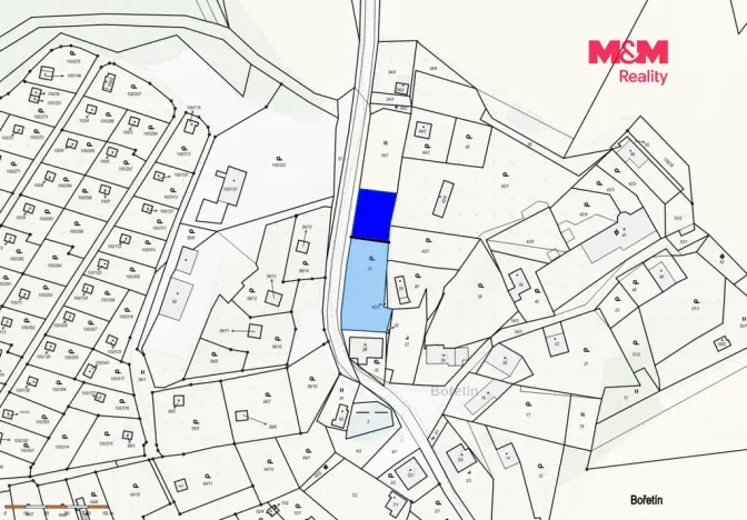 Pronájem zahrady, Stružnice - Bořetín, 375 m2