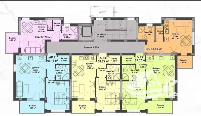 Prodej bytu 1+kk, Nesebar, Bulharsko, 33 m2