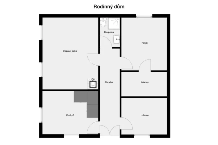 Prodej chalupy, Jindřichův Hradec - Děbolín, 78 m2