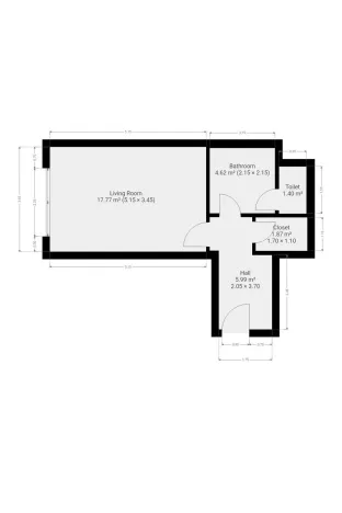 Pronájem bytu 1+kk, Praha - Zličín, Prušánecká, 32 m2