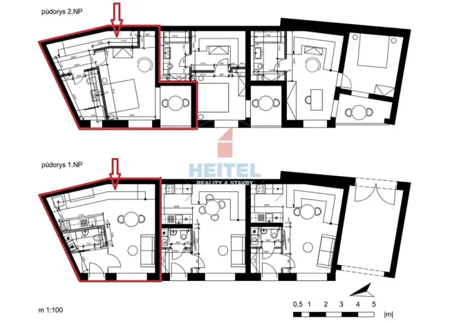 Pronájem bytu 2+kk, Olomouc, Vodární, 59 m2