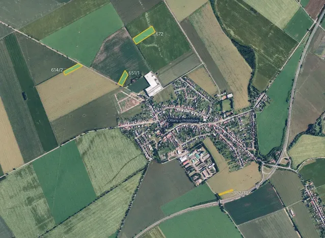 Prodej pole, Olšany u Prostějova, 9890 m2