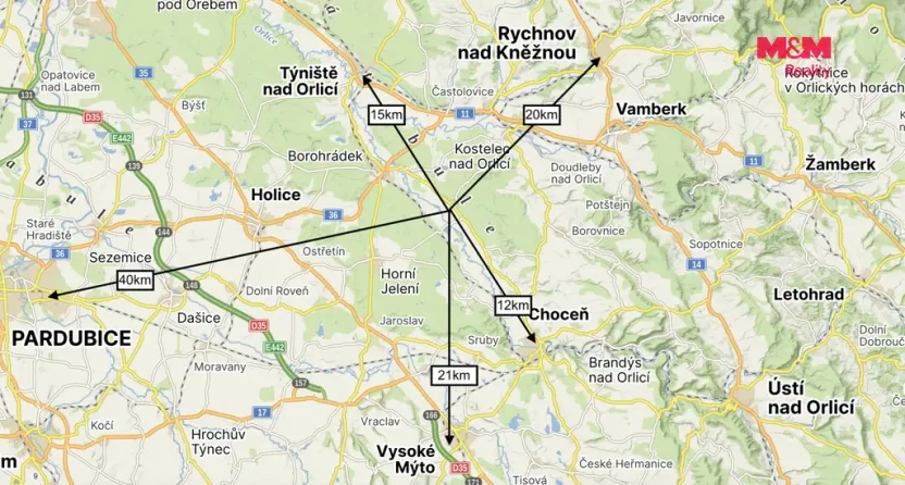 Prodej pozemku pro bydlení, Čermná nad Orlicí - Číčová, 880 m2