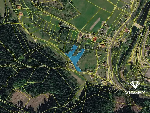 Prodej podílu zahrady, Poniklá, 2421 m2