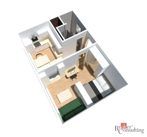 Prodej bytu 1+1, Hlučín, 28. října, 30 m2