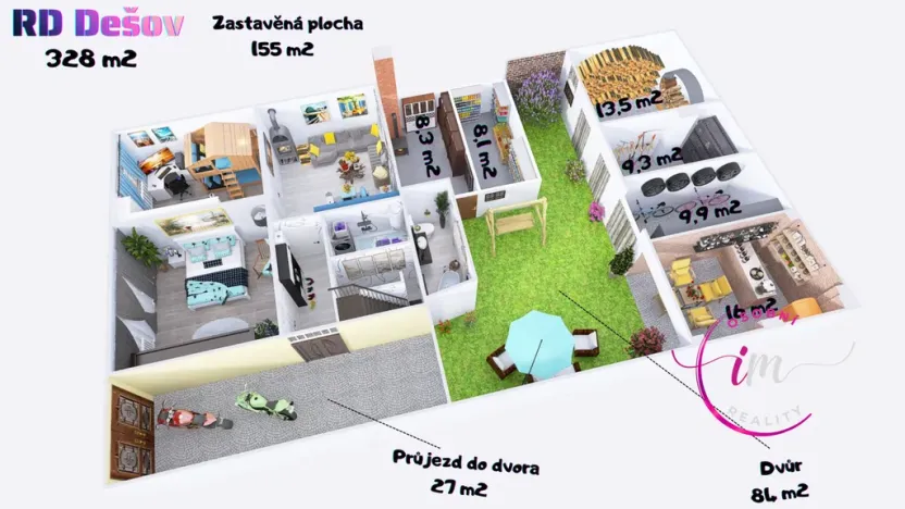Prodej chalupy, Dešov, 263 m2