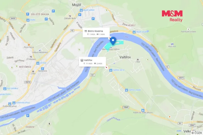 Pronájem pozemku, Velké Březno - Valtířov, 250 m2