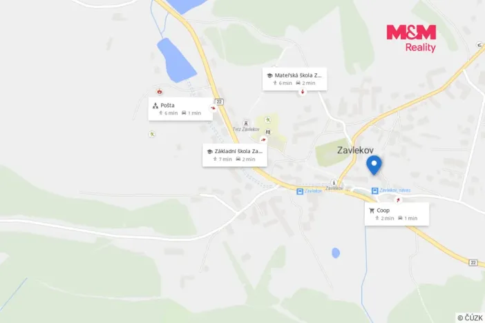 Prodej rodinného domu, Zavlekov, 67 m2