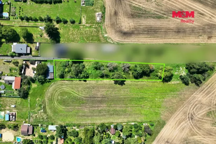 Prodej zahrady, Chlístovice, 1361 m2