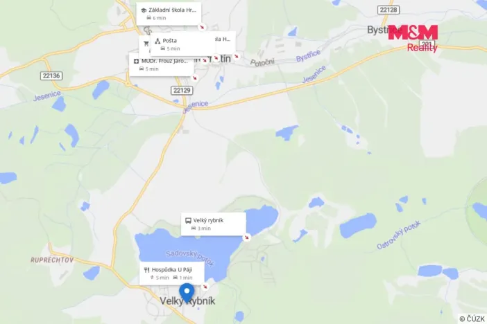 Prodej chalupy, Hroznětín - Velký Rybník, 90 m2