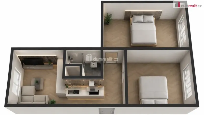 Prodej bytu 2+1, Sokolov, Mánesova, 61 m2