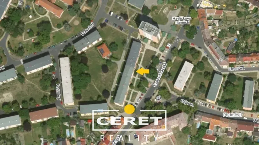 Prodej bytu 2+1, Žatec, Podměstí, 54 m2