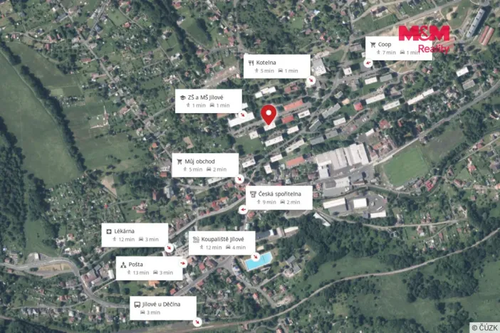 Prodej bytu 2+1, Jílové - Kamenná, Školní, 59 m2
