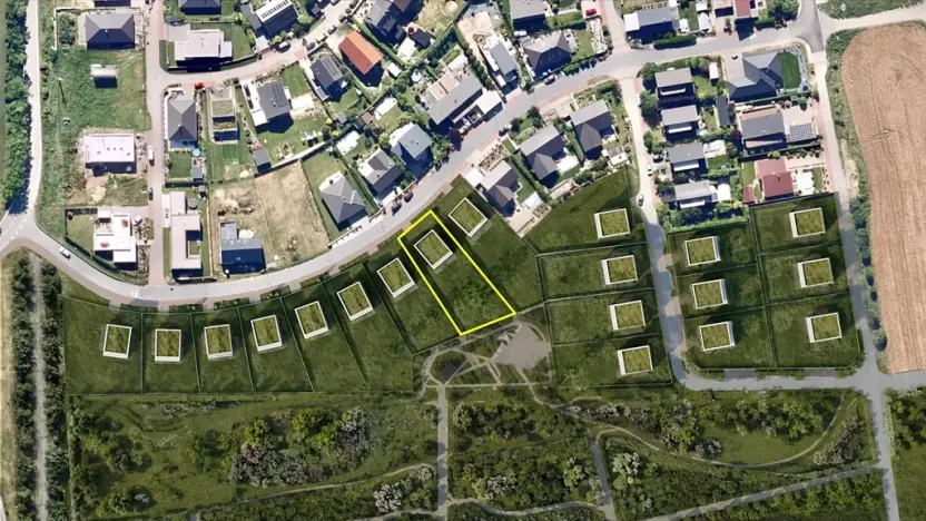 Prodej pozemku pro bydlení, Hrušovany u Brna, Pod Střediskem, 898 m2