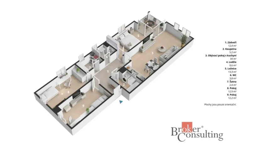 Prodej bytu 4+kk, Týniště nad Orlicí, T. G. Masaryka, 100 m2