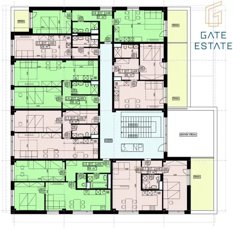 Pronájem bytu 2+kk, Bystřice pod Hostýnem, Sídliště, 58 m2