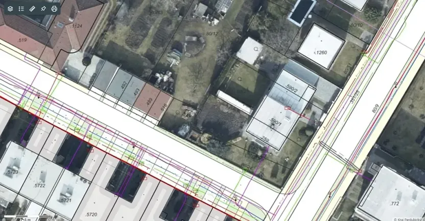 Prodej pozemku pro bydlení, Pardubice, Radiomechaniků, 320 m2