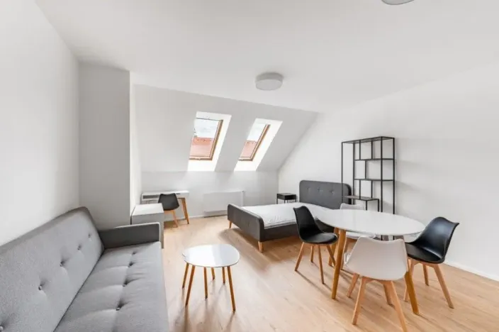 Pronájem bytu 1+kk, Praha - Karlín, Březinova, 38 m2