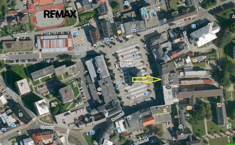 Pronájem obchodního prostoru, Jeseník, Masarykovo nám., 81 m2