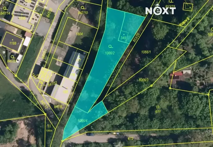 Prodej pozemku pro bydlení, Zlín, 1105 m2
