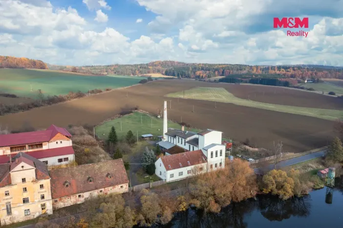 Prodej výrobních prostor, Merklín, U Lihovaru, 762 m2