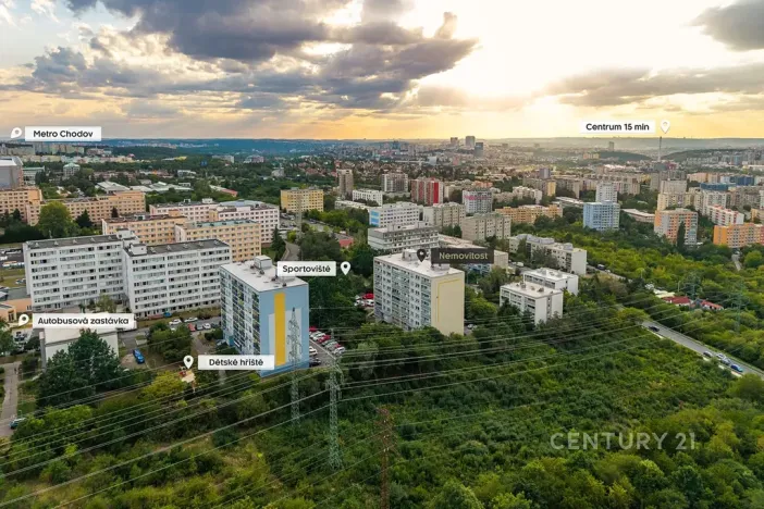 Pronájem bytu 3+kk, Praha - Chodov, Čenětická, 77 m2